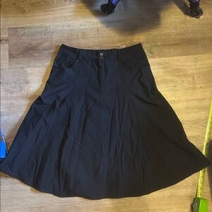 Royal Robbins Athletic Charcoal A-Line Skirt